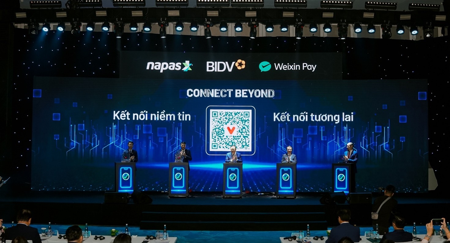 NAPAS, BIDV VÀ WEIXIN PAY mở rộng dịch vụ thanh toán QR xuyên biên giới