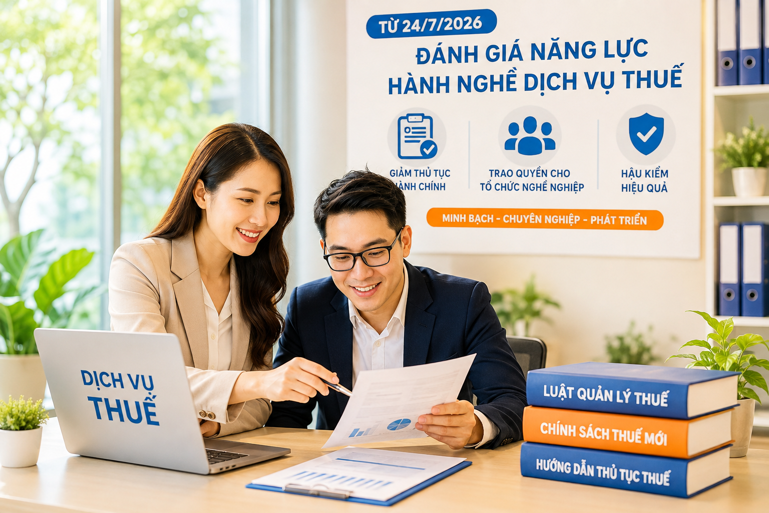 Thi đánh giá năng lực hành nghề dịch vụ thuế: Trao quyền cho tổ chức nghề nghiệp
