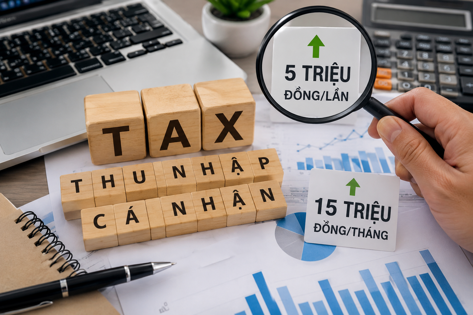 Nâng ngưỡng khấu trừ thuế 10% lên 5 triệu đồng/lần
