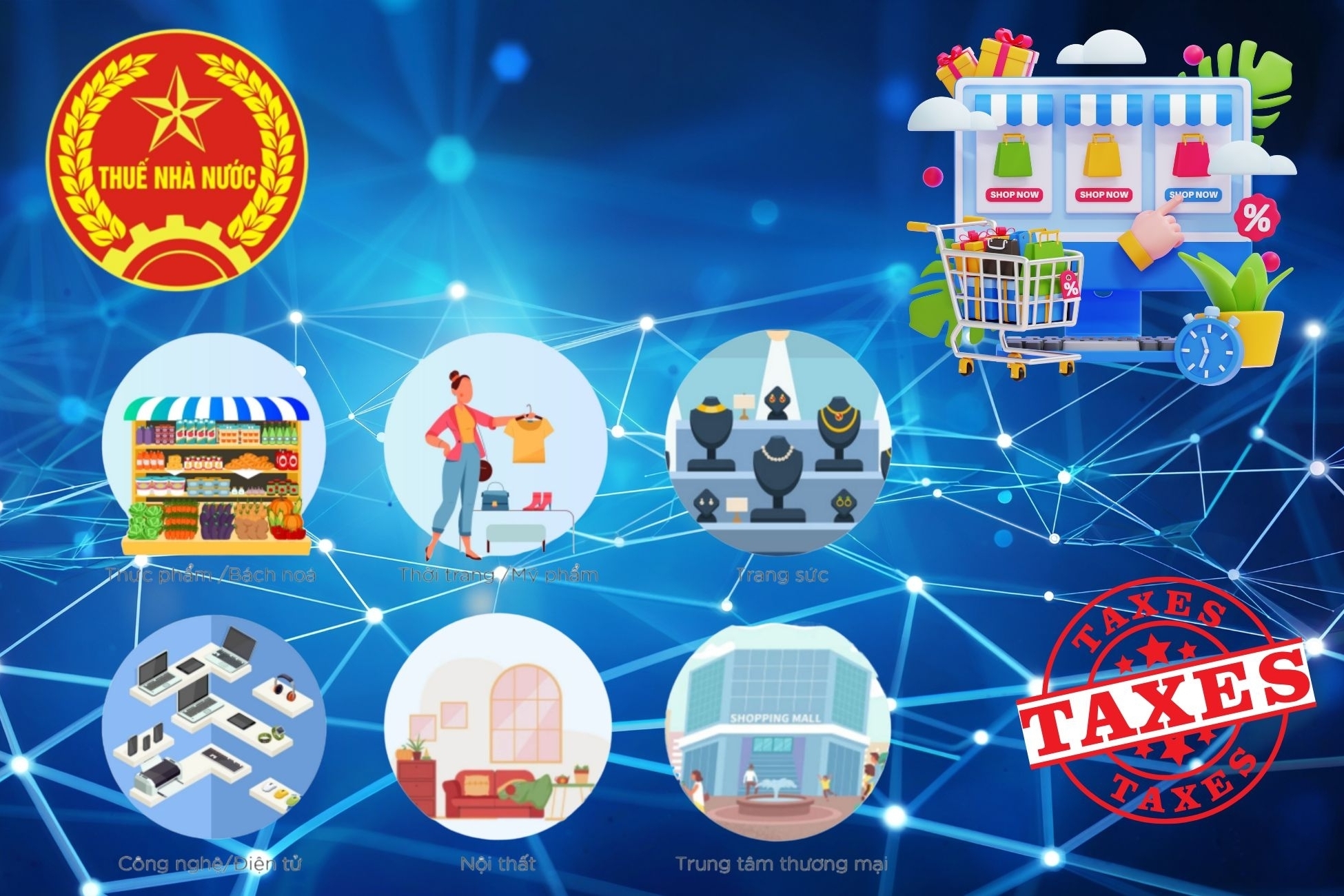 Cơ quan Thuế đề nghị sàn thương mại điện tử nhắc hộ kinh doanh thông báo doanh thu
