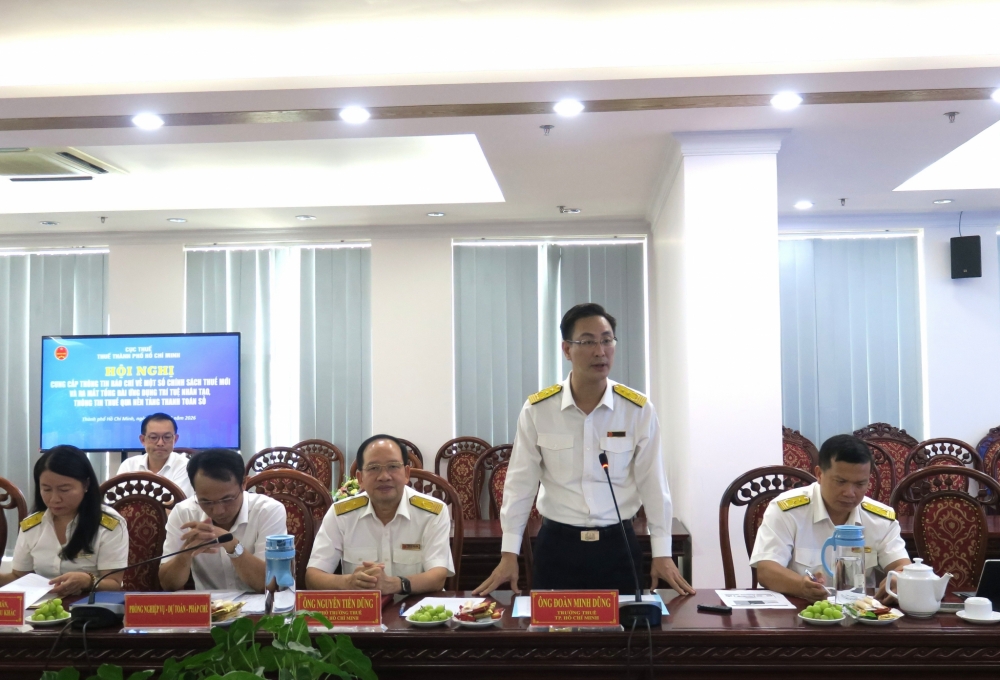Thuế TP. Hồ Chí Minh ra mắt Tổng đài AI thông báo về nợ thuế và tạm hoãn xuất cảnh