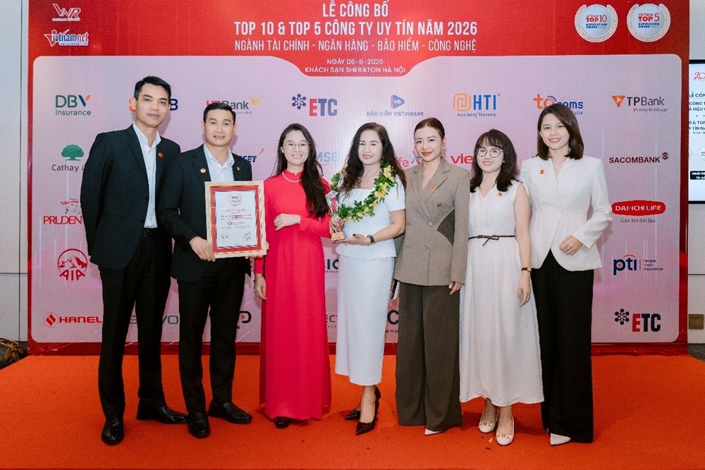 AIA Việt Nam tiếp tục đứng trong Top 10 công ty bảo hiểm nhân thọ uy tín năm 2026 AIA Việt Nam tiếp tục đứng trong Top 10 công ty bảo hiểm nhân thọ uy tín năm 2026