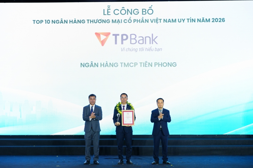 TPBank vào Top 10 ngân hàng tư nhân uy tín năm 2026 TPBank