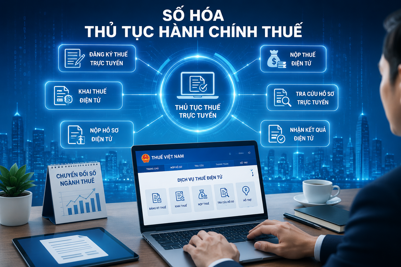 Không phải nộp lại giấy tờ đã có: Nhiều thủ tục thuế được cắt giảm