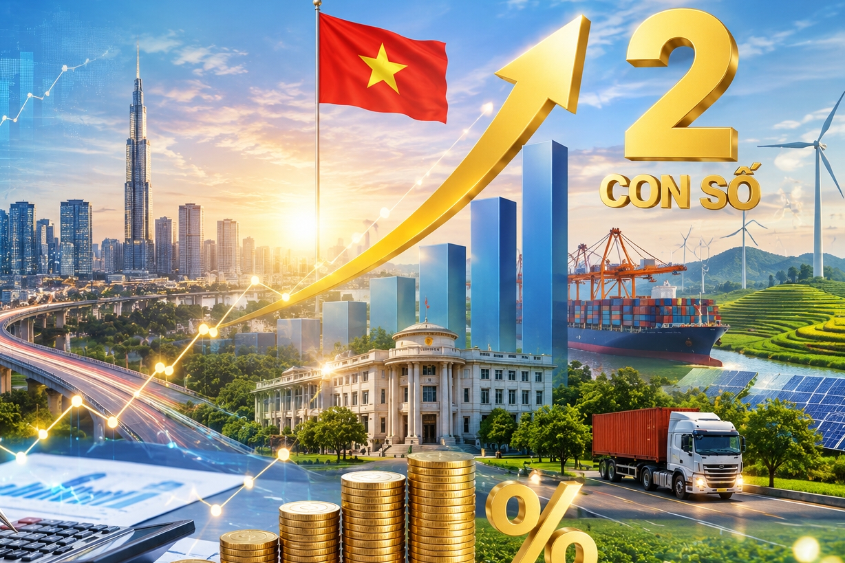 Giải pháp kinh tế - tài chính thúc đẩy tăng trưởng kinh tế 2 con số ở Việt Nam