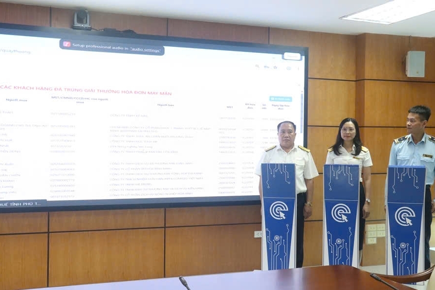 Phú Thọ: 36 người trúng thưởng chương trình "Hóa đơn may mắn" quý IV/2025
