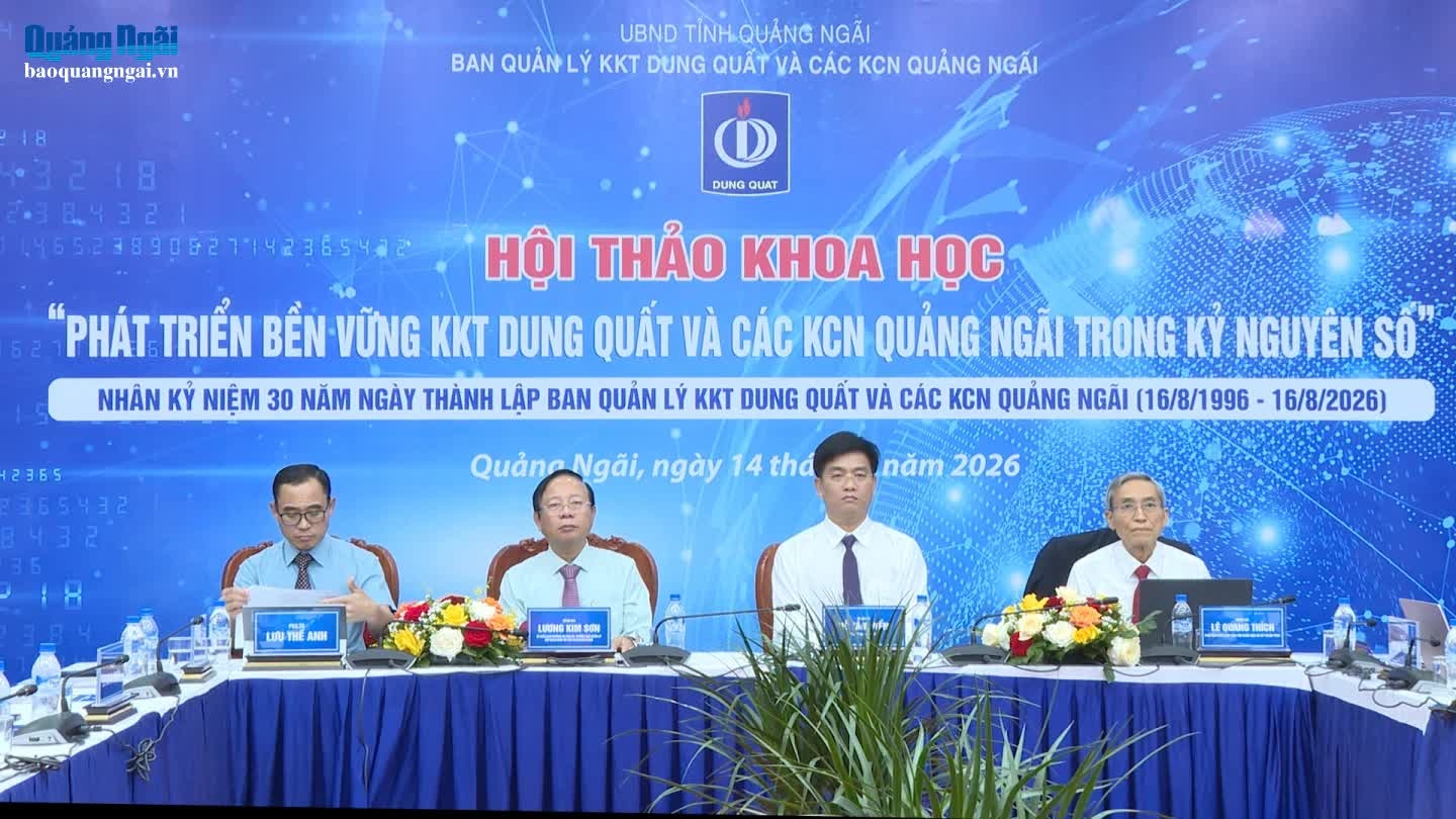 Phát triển bền vững Khu kinh tế Dung Quất và các Khu công nghiệp Quảng Ngãi trong kỷ nguyên số