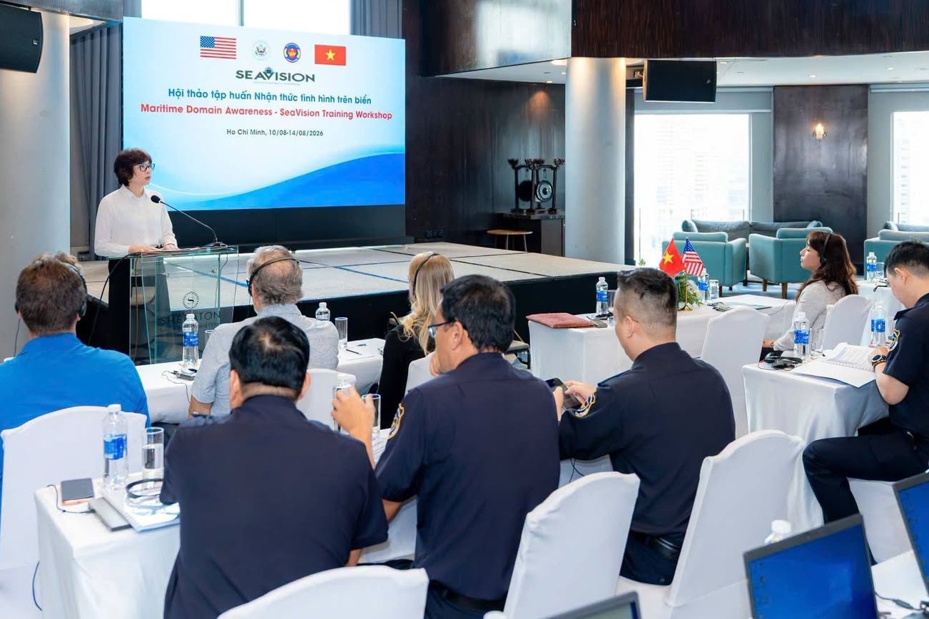 Hải quan phối hợp với Hoa Kỳ tập huấn về nhận thức tình hình trên biển