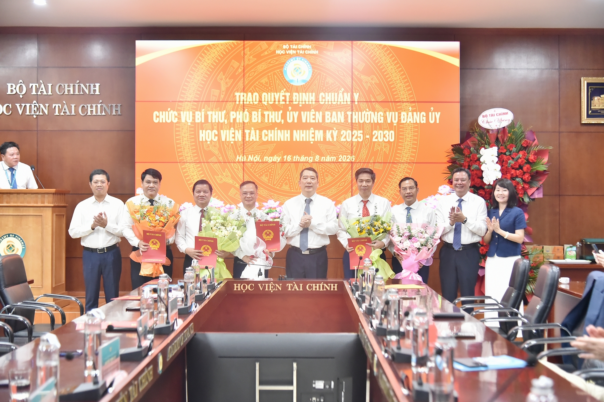 Học viện Tài chính kiện toàn cấp ủy, Ban Giám đốc nhiệm kỳ 2025-2030