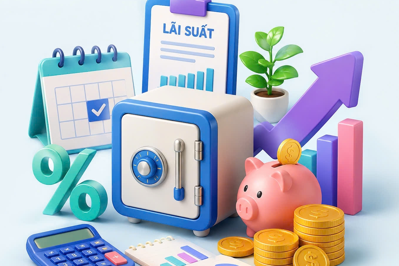 Lãi suất hôm nay: PGBank chạm 7,1%/năm, Techcombank phân hóa