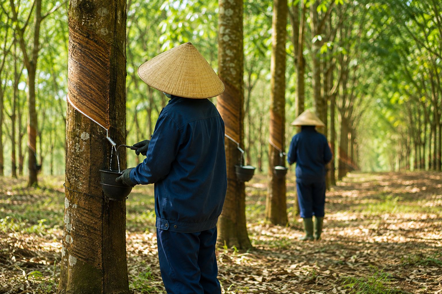 Giảm dấu chân carbon để nâng giá trị xuất khẩu cao su Việt Nam Giảm dấu chân carbon để nâng giá trị xuất khẩu cao su Việt Nam
