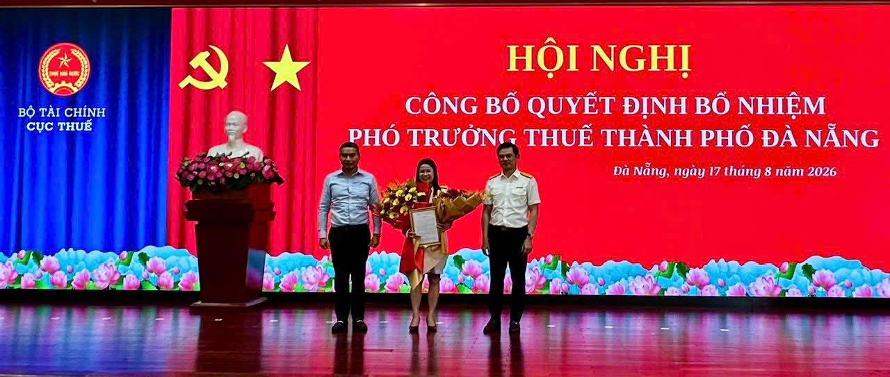 Thuế TP. Đà Nẵng được bổ sung Phó Trưởng Thuế