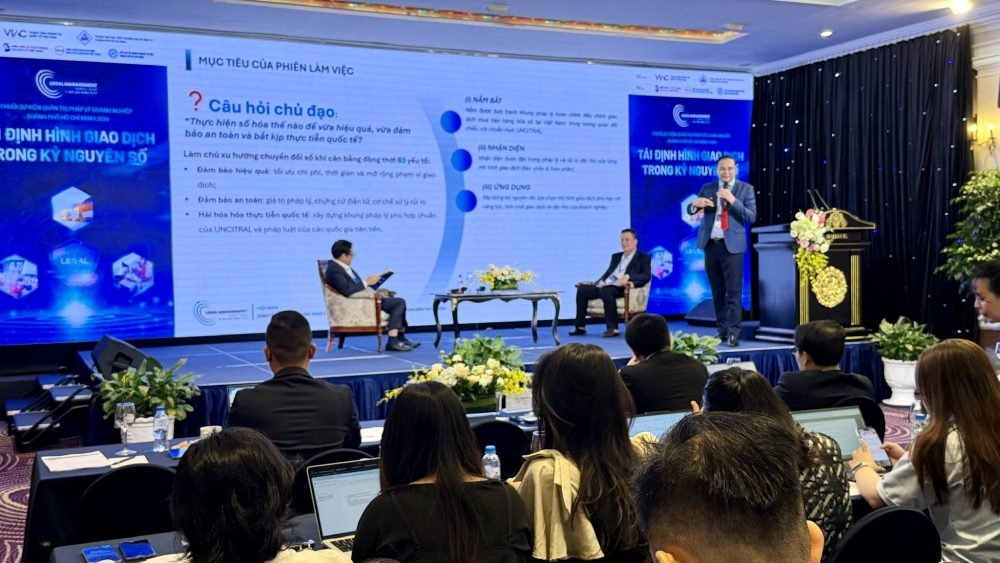 Nhiều giải pháp nhằm giải quyết tranh chấp trong chuyển đổi số thương mại. Ảnh: Thu Dịu Chuyển đổi số trong giao dịch thương mại đặt ra yêu cầu quản trị rủi ro mới