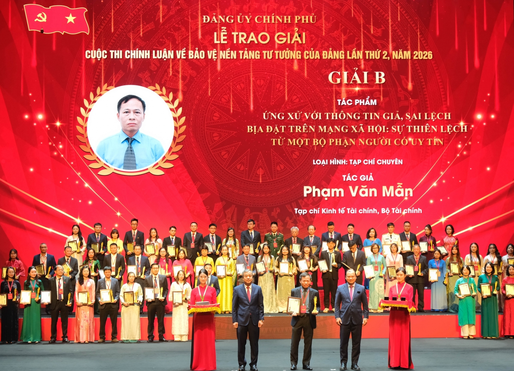 Tạp chí Kinh tế - Tài chính đoạt 2 giải tại Cuộc thi chính luận bảo vệ nền tảng tư tưởng của Đảng