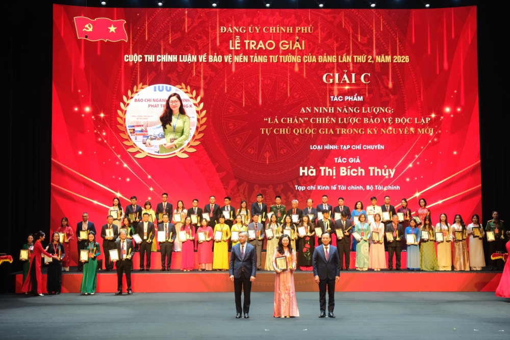 Tạp chí Kinh tế - Tài chính đoạt 2 giải tại Cuộc thi chính luận bảo vệ nền tảng tư tưởng của Đảng