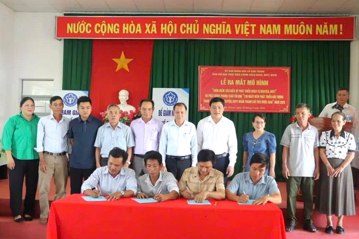 Đắk Lắk ra mắt mô hình “thôn điểm” tiêu biểu phát triển bảo hiểm xã hội, bảo hiểm y tế