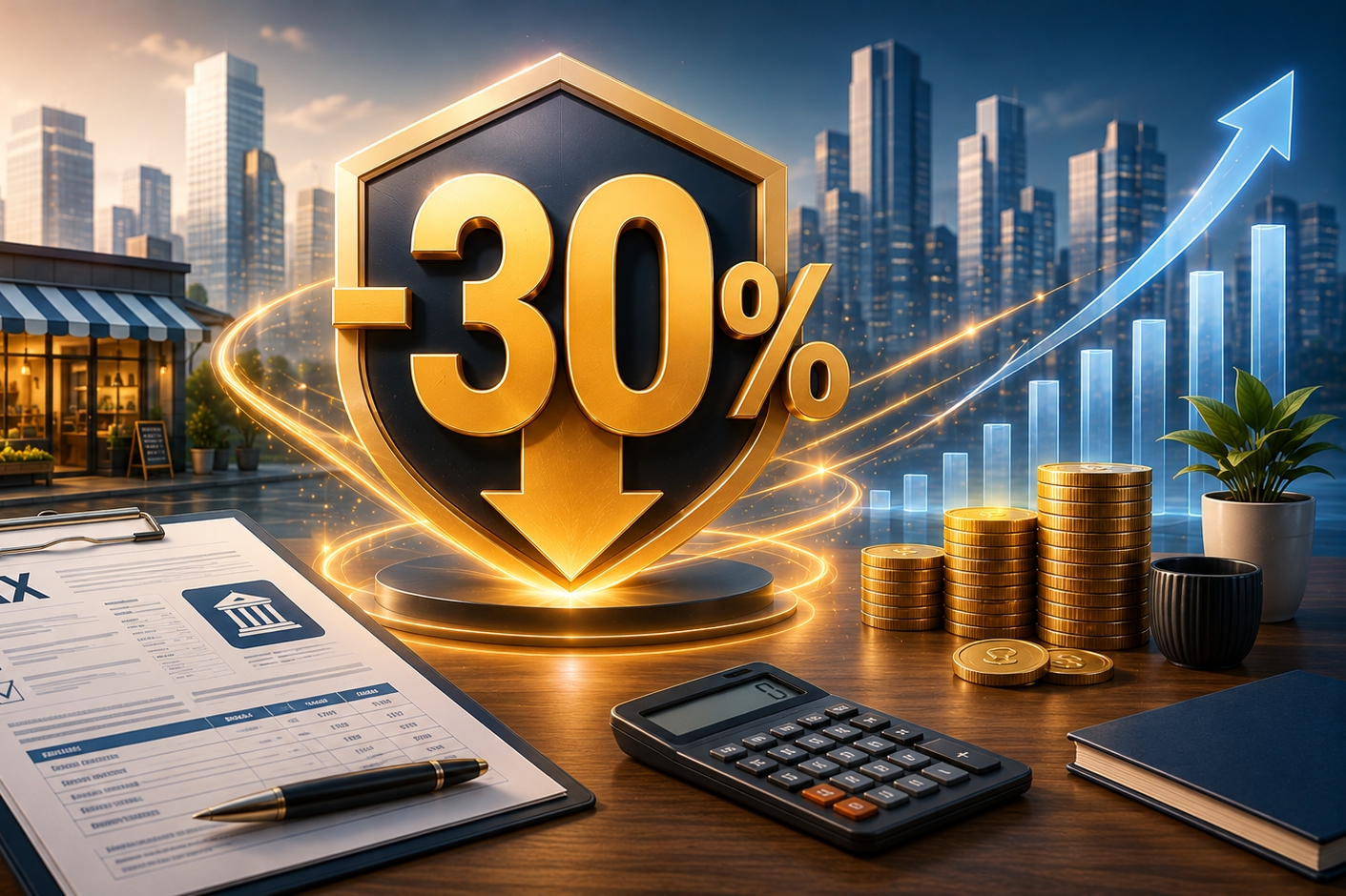 INFOGRAPHIC: Bao nhiêu hộ kinh doanh, doanh nghiệp sẽ được hưởng chính sách giảm 30% thuế thu nhập?