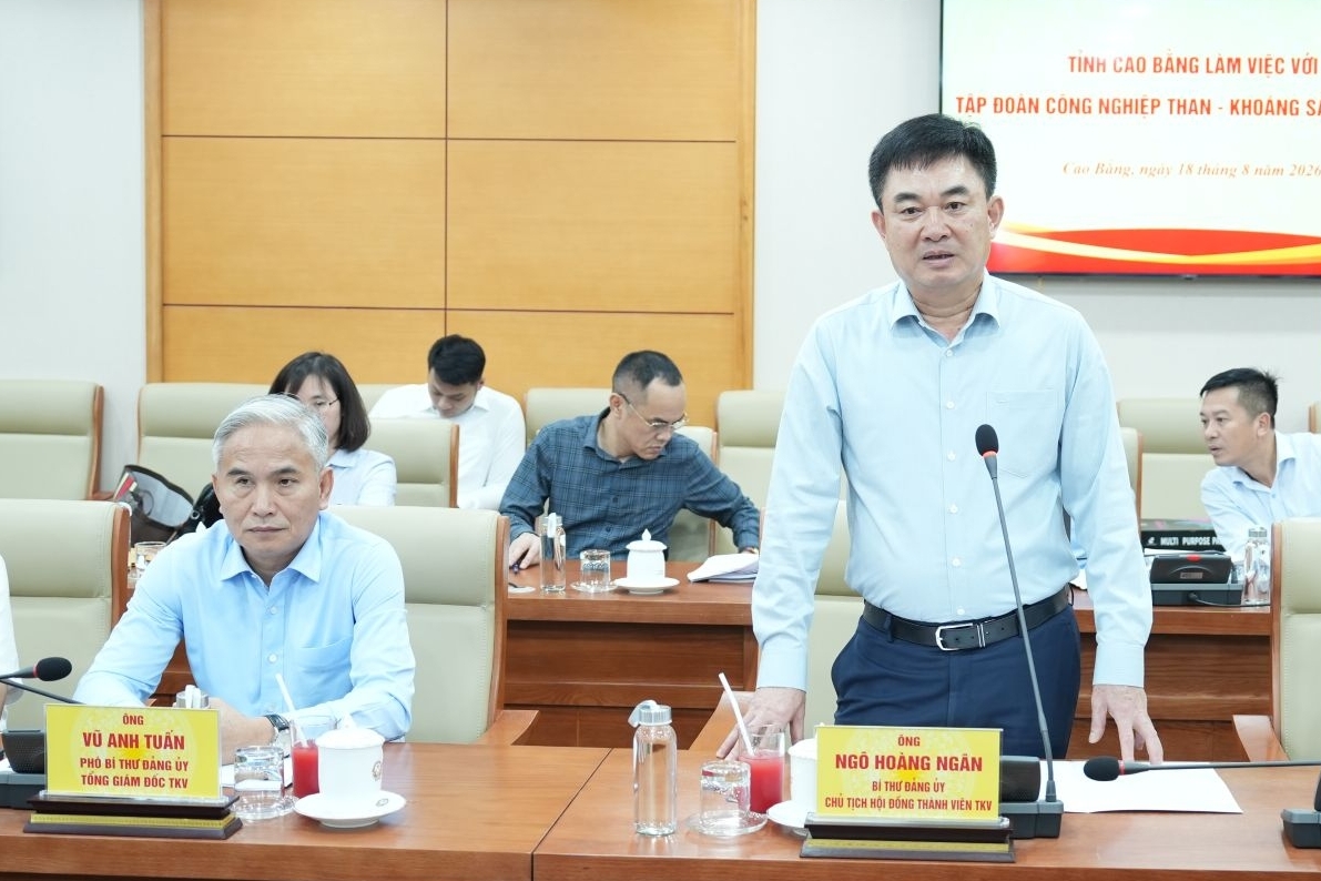 TKV thúc đẩy phát triển hoạt động khoáng sản trên địa bàn tỉnh Cao Bằng
