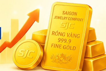Giá vàng hôm nay: Tiếp tục đà tăng mạnh