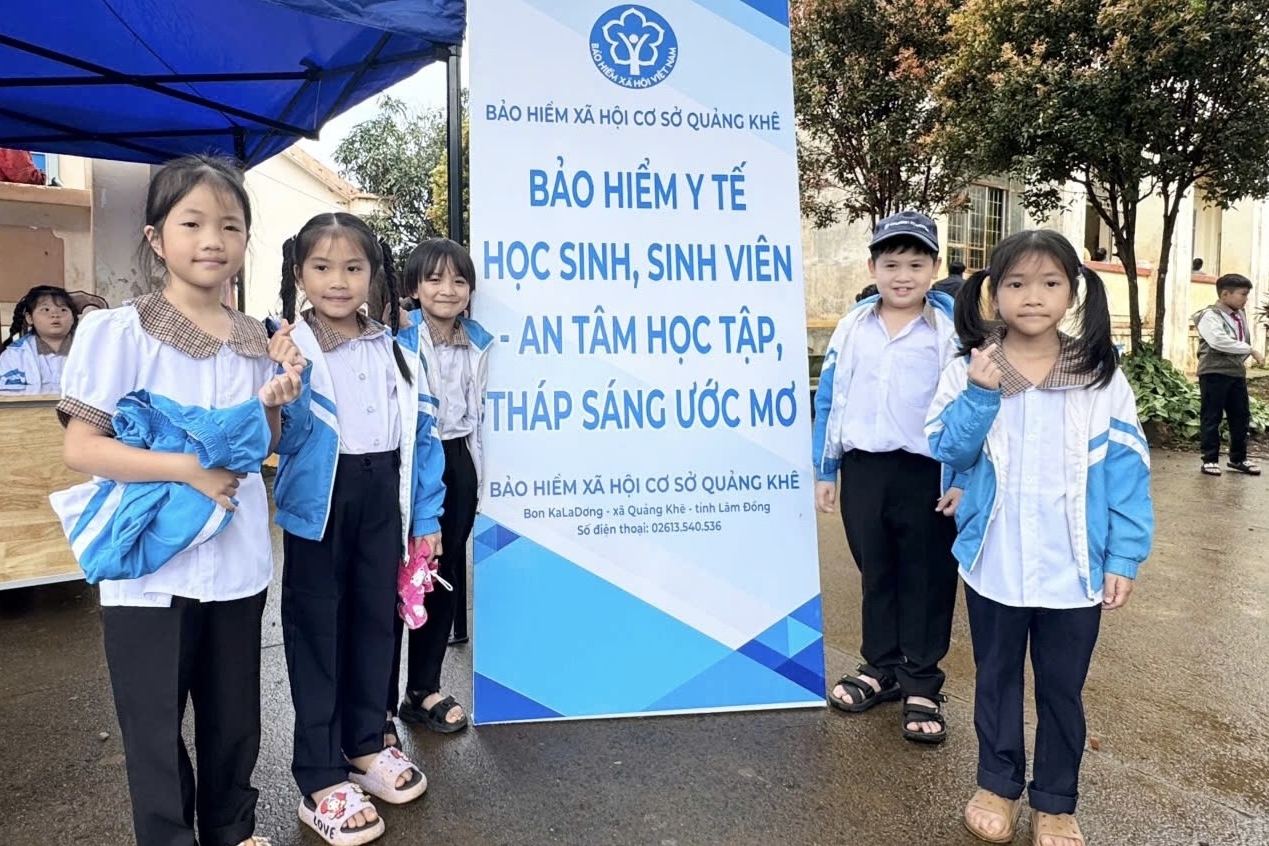Lâm Đồng: Học sinh, sinh viên được hỗ trợ 55% mức đóng bảo hiểm y tế