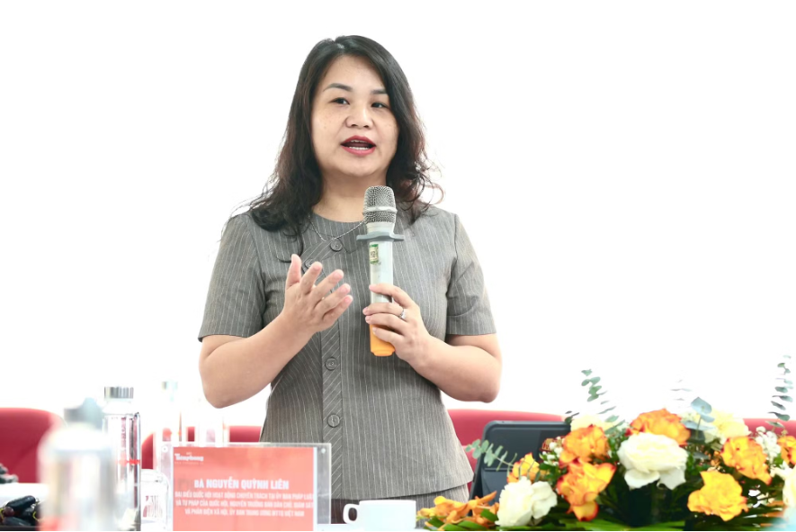 Bà Nguyễn Quỳnh Liên - đại biểu Quốc hội chuyên trách, Ủy ban Pháp luật và Tư pháp, nguyên Trưởng Ban Dân chủ, Giám sát và Phản biện xã hội, Ủy ban Trung ương MTTQ Việt Nam Bà Nguyễn Quỳnh Liên - đại biểu Quốc hội chuyên trách, Ủy ban Pháp luật và Tư pháp, nguyên Trưởng Ban Dân chủ, Giám sát và Phản biện xã hội, Ủy ban Trung ương MTTQ Việt Nam