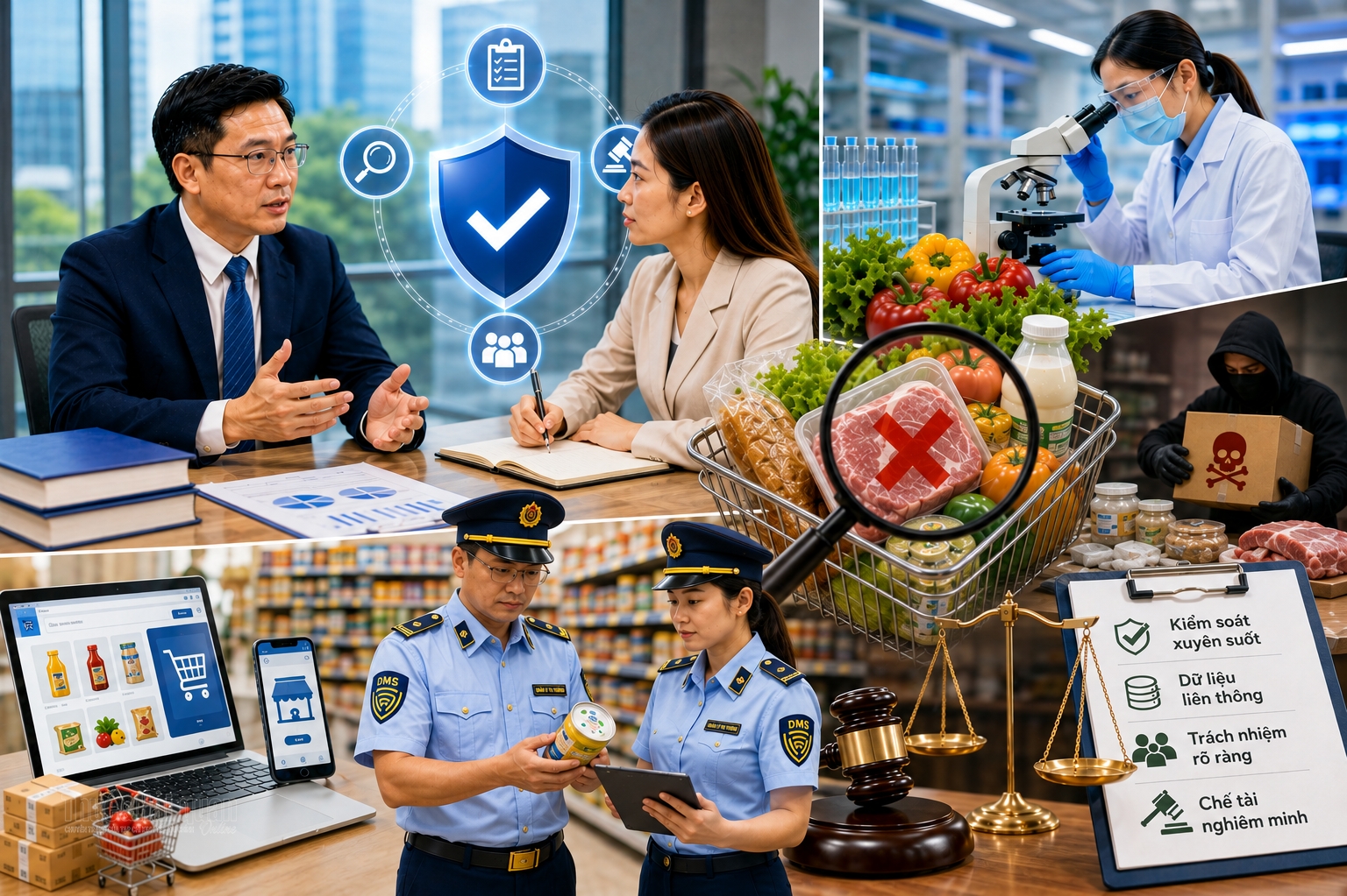 Dự thảo Luật An toàn thực phẩm: Lấp khoảng trống hậu kiểm, ngăn thực phẩm giả