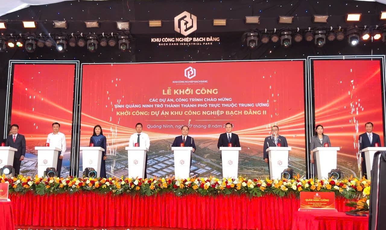 Quảng Ninh khởi công Khu công nghiệp Bạch Đằng II quy mô 5.000 tỷ đồng Quảng Ninh khởi công Khu công nghiệp Bạch Đằng II quy mô 5.000 tỷ đồng