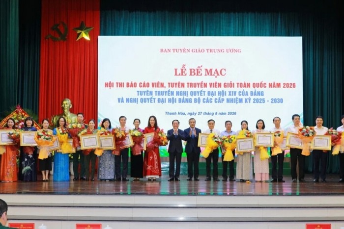 Đảng bộ Bộ Tài chính ghi dấu ấn tại Hội thi Báo cáo viên, tuyên truyền viên giỏi toàn quốc năm 2026