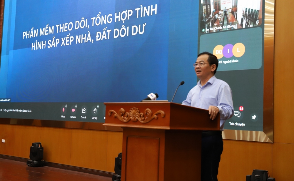 Bộ Tài chính triển khai Phần mềm theo dõi, xử lý nhà, đất dôi dư trên toàn quốc Bộ Tài chính triển khai Phần mềm theo dõi, xử lý nhà, đất dôi dư trên toàn quốc