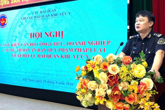 Hải quan khu vực V lấy ý kiến dự thảo văn bản pháp luật hải quan