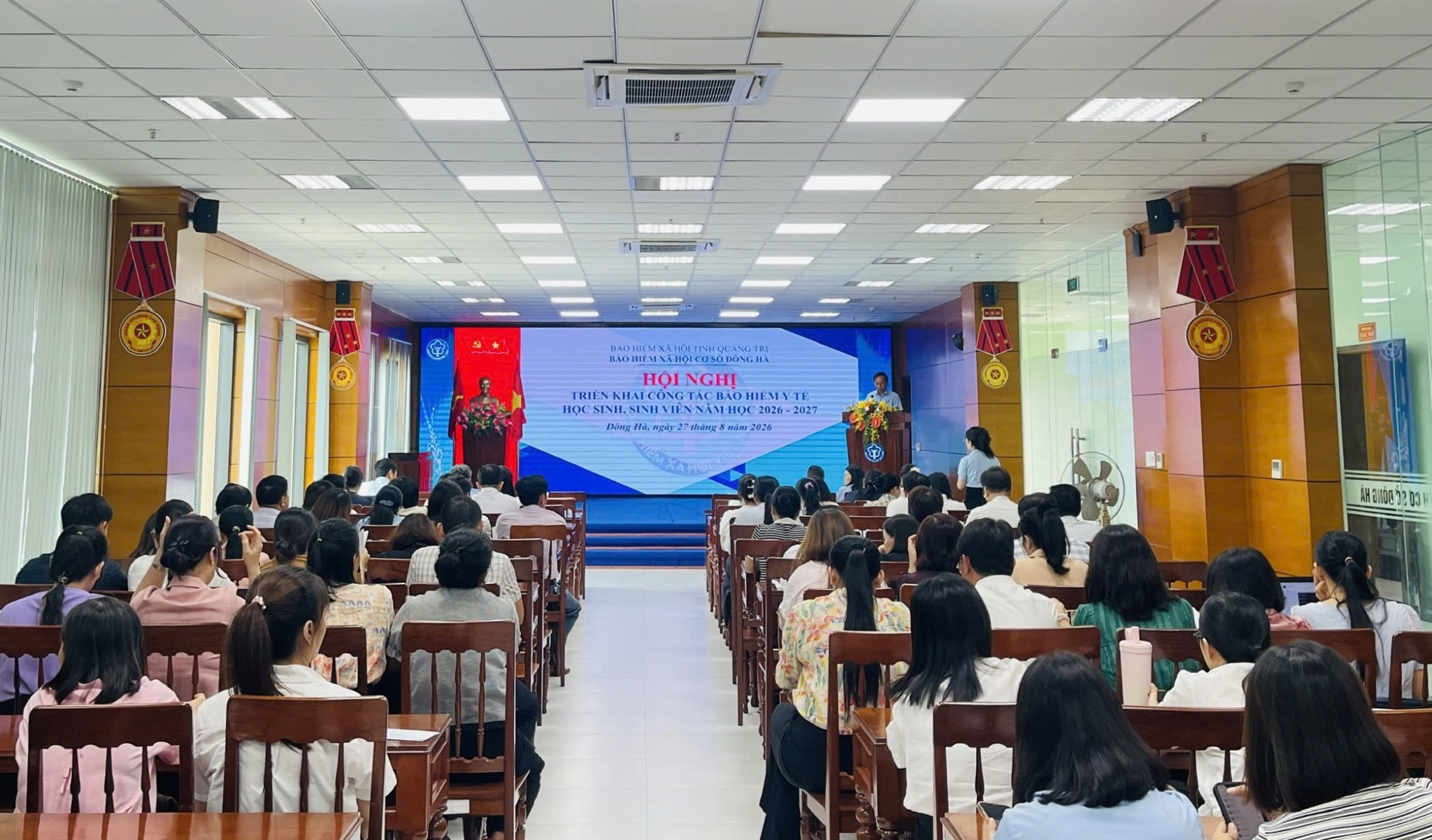 Bảo hiểm xã hội cơ sở Đông Hà (Quảng Trị): Phấn đấu 100% học sinh, sinh viên tham gia BHYT năm học 2026-2027