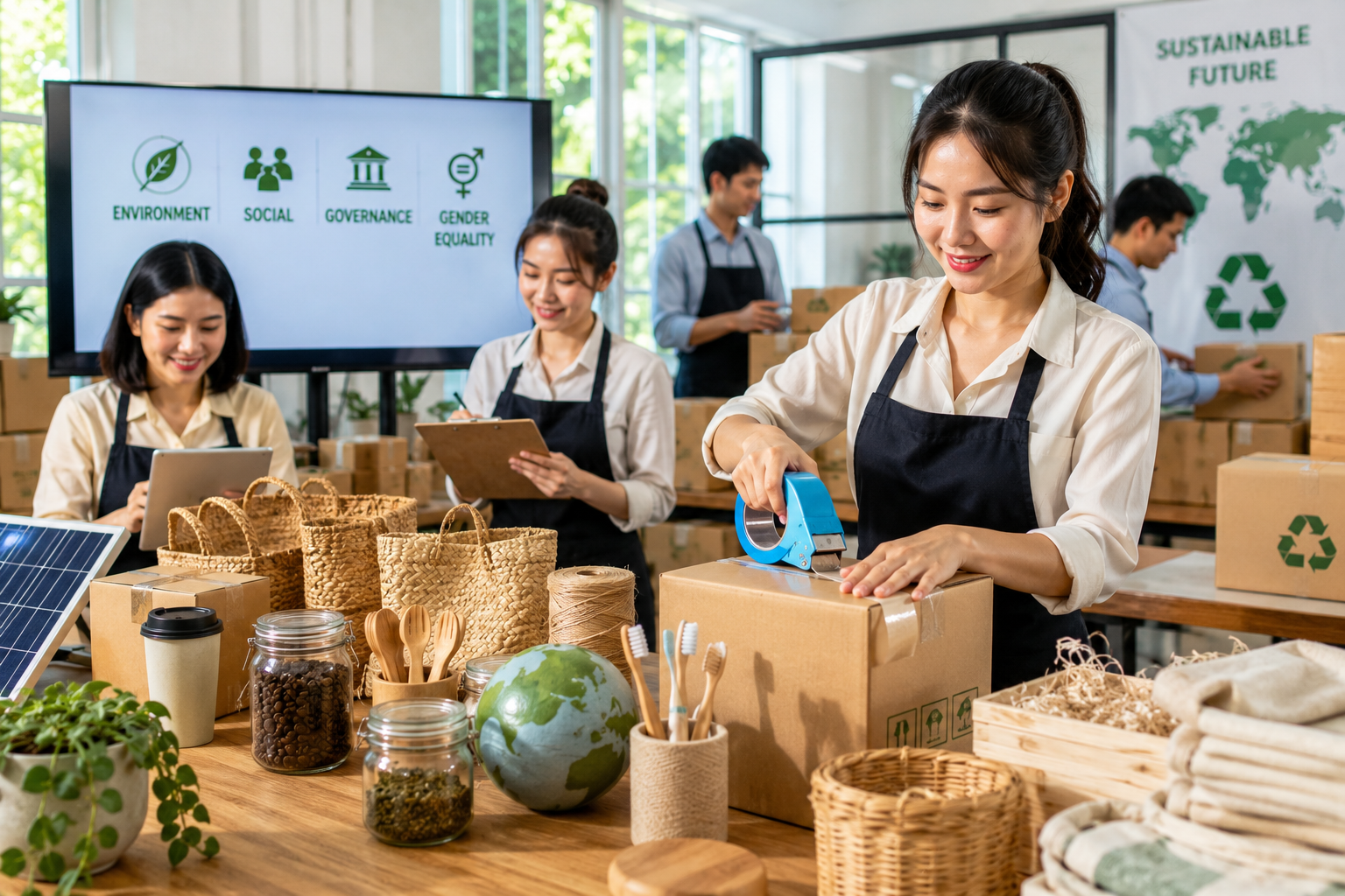 Thị trường quốc tế đặt ra yêu cầu ngày càng cao về môi trường, xã hội, quản trị và bình đẳng giới