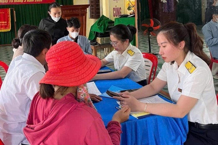 Thuế tỉnh Quảng Trị mở điểm thu, tạo thuận lợi cho người dân