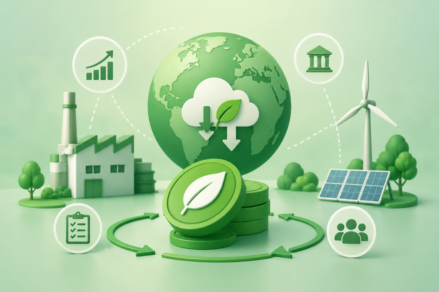 Việt Nam đang vận hành thí điểm hệ thống giao dịch hạn ngạch phát thải (ETS). carbon