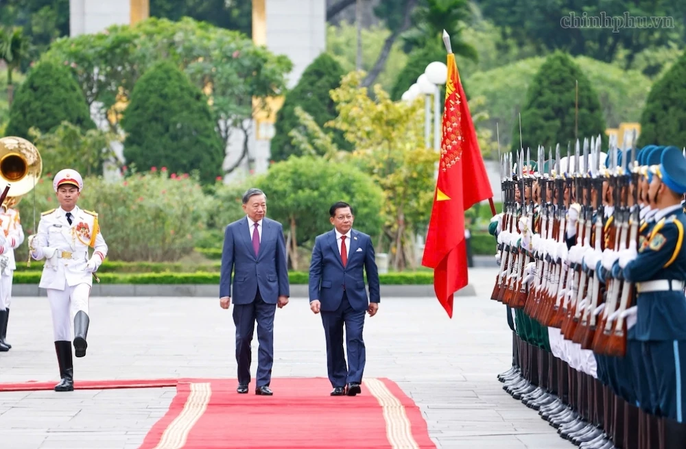 Tổng Bí thư, Chủ tịch nước Tô Lâm chủ trì Lễ đón chính thức Tổng thống Myanmar Tổng Bí thư, Chủ tịch nước Tô Lâm chủ trì Lễ đón chính thức Tổng thống Myanmar