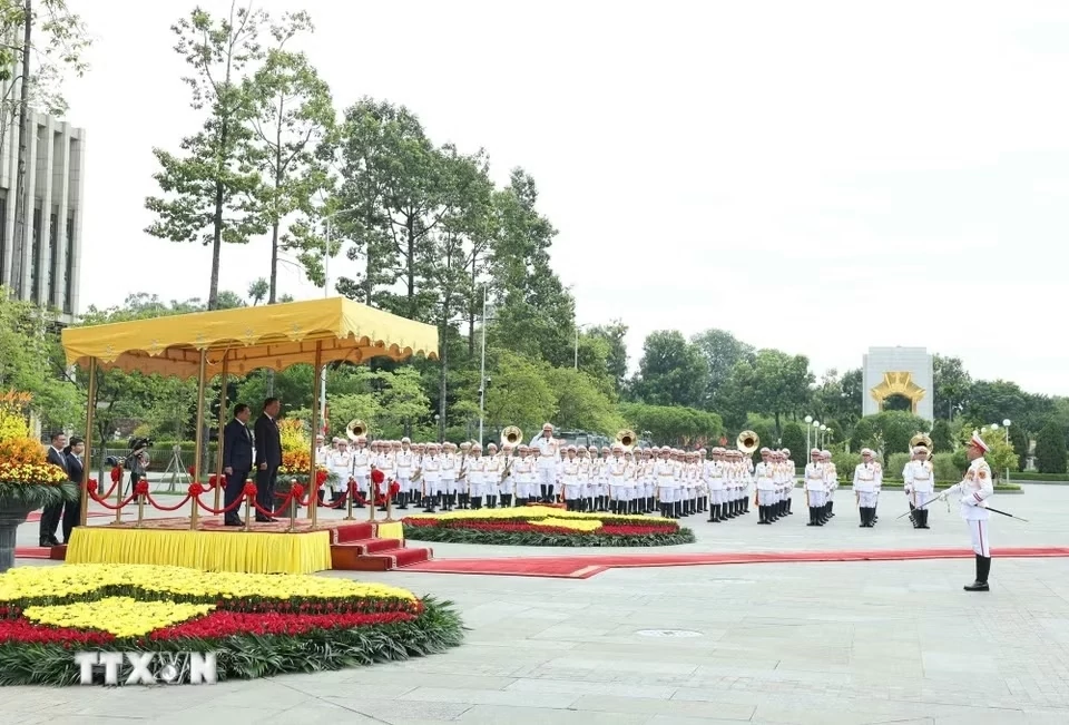 Tổng Bí thư, Chủ tịch nước Tô Lâm chủ trì Lễ đón chính thức Tổng thống Myanmar Tổng Bí thư, Chủ tịch nước Tô Lâm chủ trì Lễ đón chính thức Tổng thống Myanmar