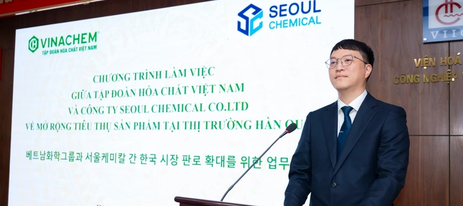 Tập đoàn Hóa chất Việt Nam và Seoul Chemical ký kết hợp tác mở rộng tiêu thụ sản phẩm tại thị trường Hàn Quốc