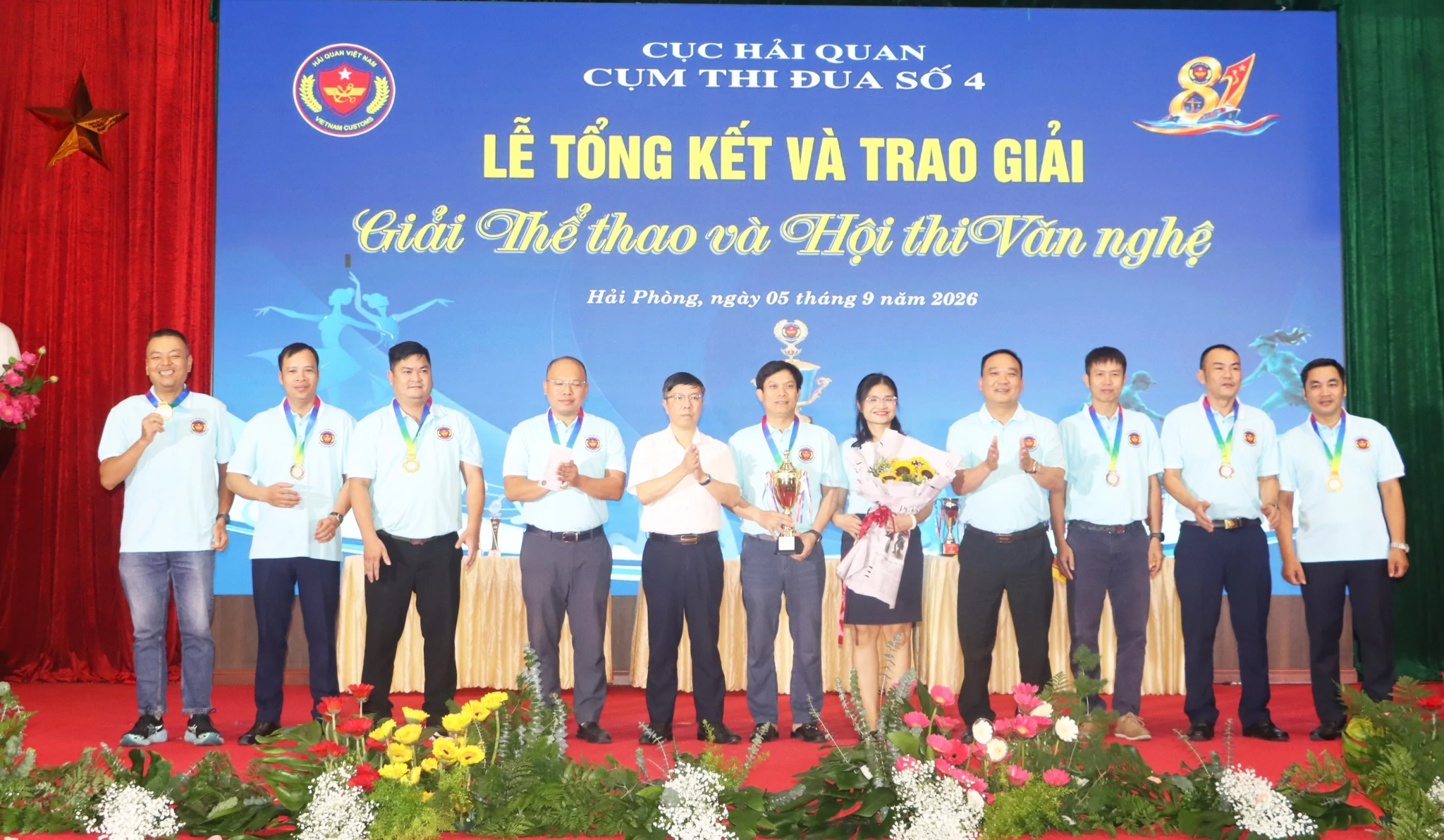 Sôi nổi giải thể thao và văn nghệ chào mừng Ngày truyền thống Hải quan Việt Nam