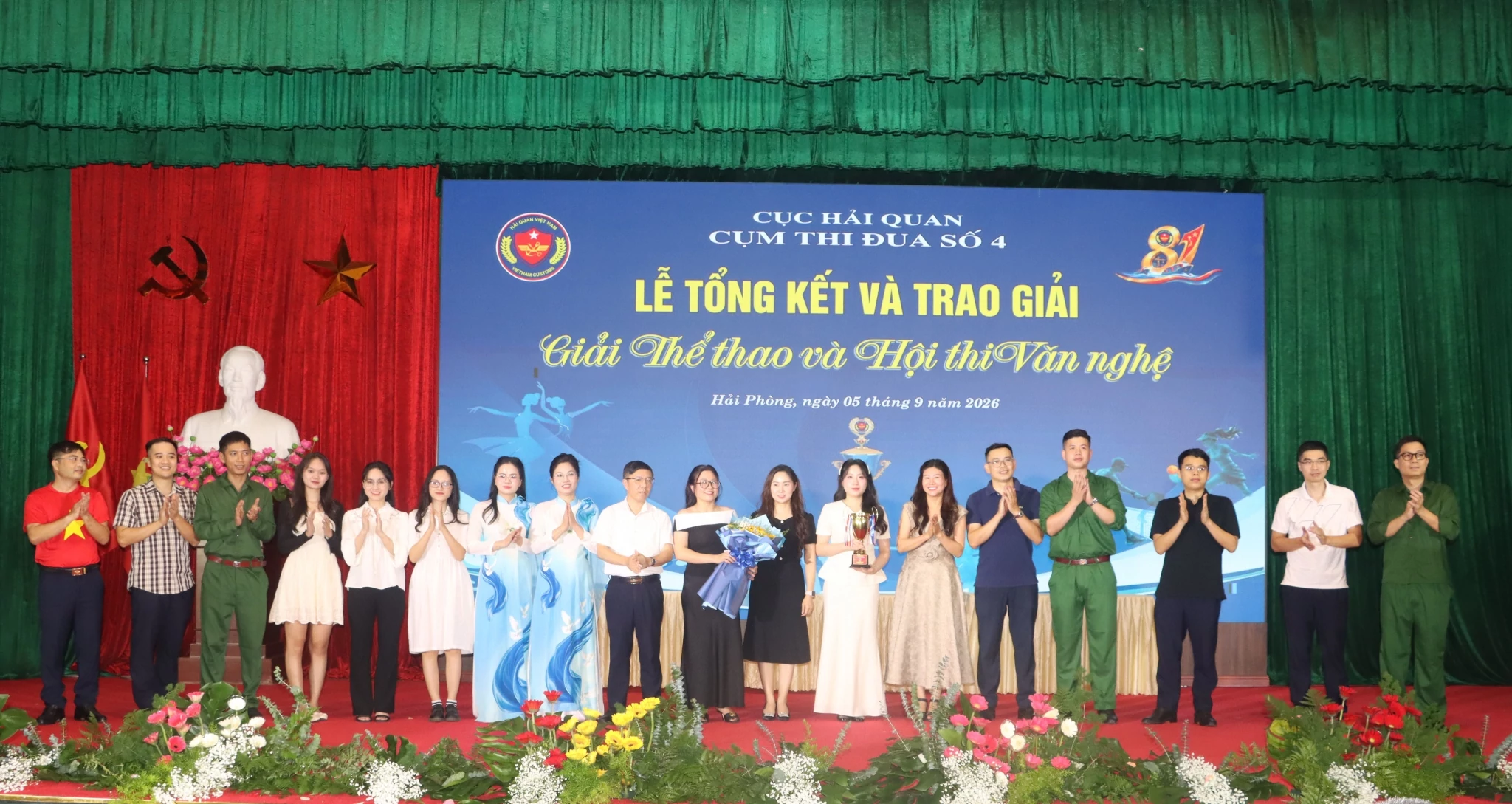 Sôi nổi giải thể thao và văn nghệ chào mừng Ngày truyền thống Hải quan Việt Nam