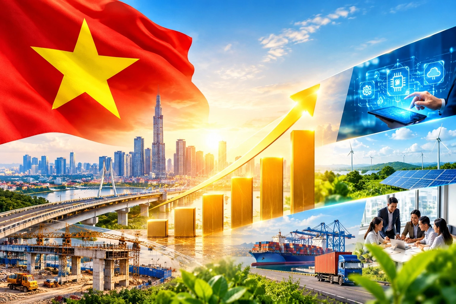 Tăng trưởng 2 con số: Chủ trương đã rõ, vấn đề là thực thi Tăng trưởng 2 con số: Chủ trương đã rõ, vấn đề là thực thi