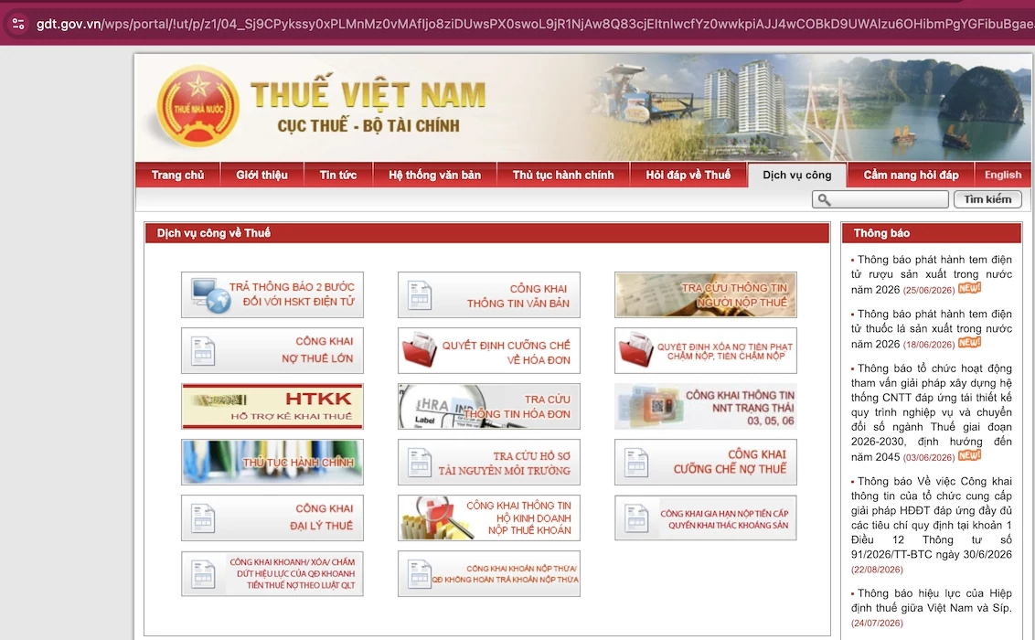 Thuế TP. Hà Nội hướng dẫn cách tra cứu mã số thuế ở trạng thái 03, 05 và 06