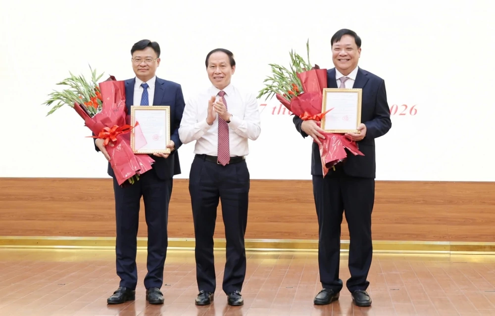 Hai tân Phó Tổng Thanh tra Chính phủ nhận nhiệm vụ mới