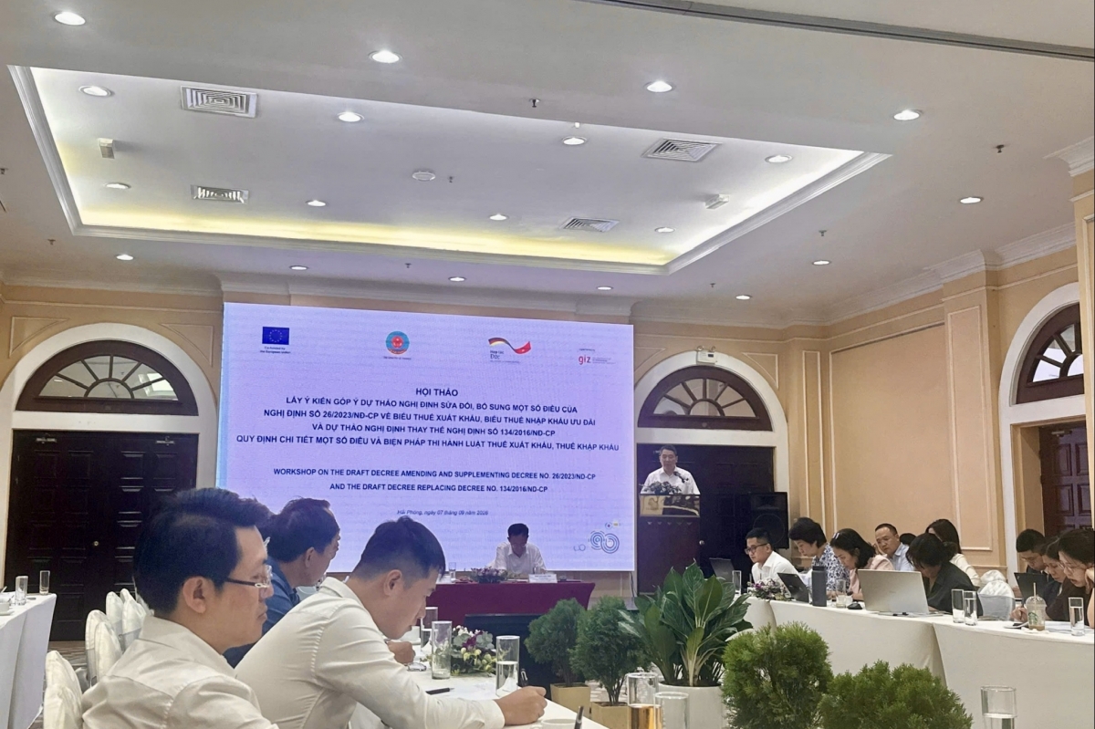 Hoàn thiện dự thảo nghị định về thuế xuất, nhập khẩu