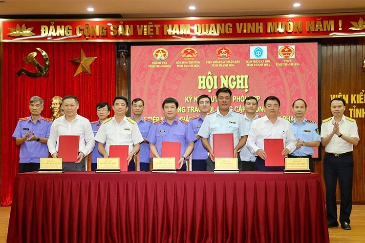 bao hiem xa hoi tinh thanh hoa ky ket quy che phoi hop phong chong vi pham phap luat bao hiem xa hoi