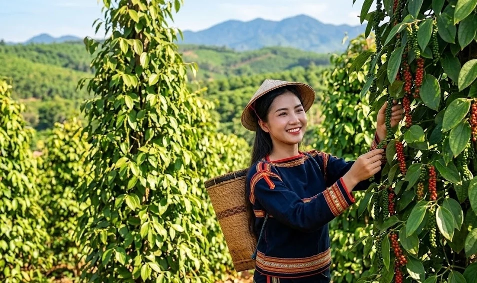 Xuất khẩu hồ tiêu tiếp tục duy trì đà tăng trưởng
