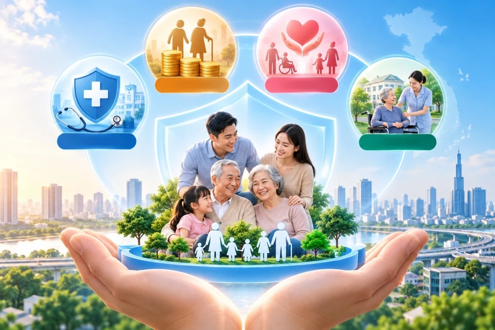 Xây dựng “lưới an sinh” nhiều tầng cho người cao tuổi