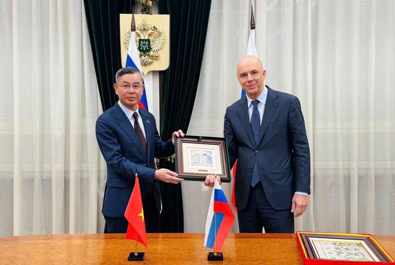 Tăng cường hợp tác kinh tế, tài chính giữa Việt Nam - Liên bang Nga Bộ trưởng Bộ Tài chính Ngô Văn Tuấn làm việc Bộ trưởng Tài chính Liên bang Nga