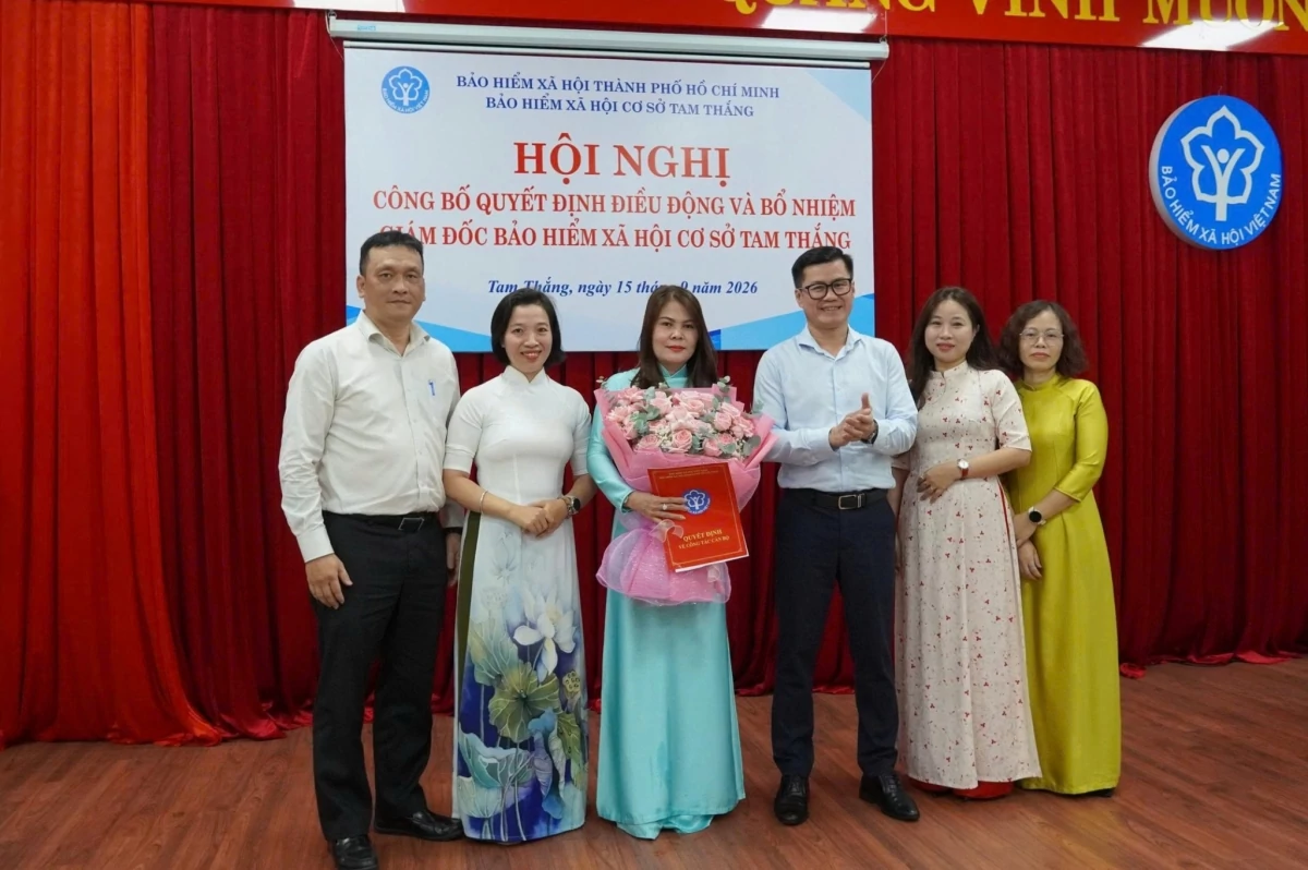 Ba Phó Giám đốc Bảo hiểm xã hội TP. Hồ Chí Minh nhận nhiệm vụ mới tại cơ sở