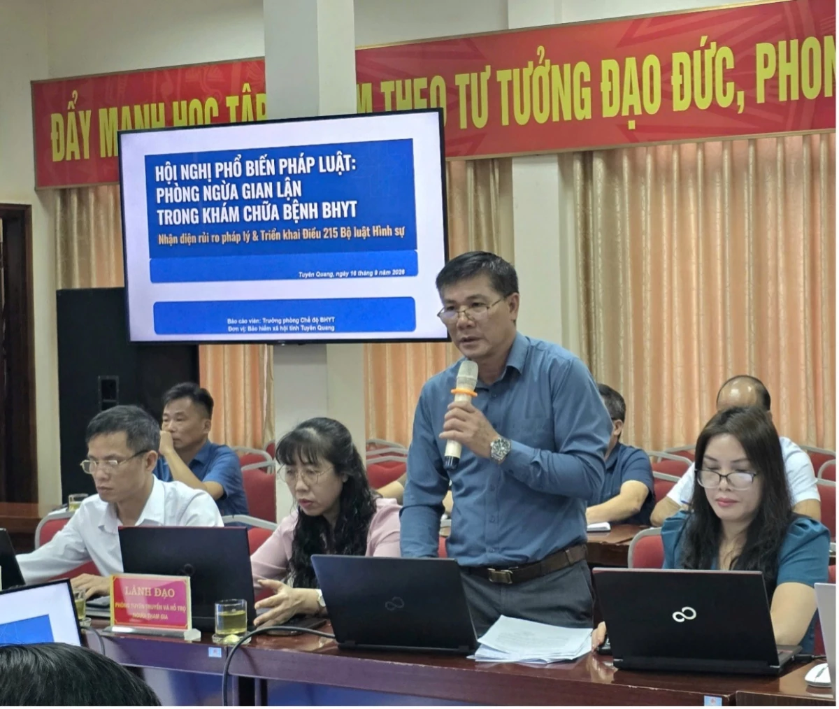 Tuyên Quang phổ biến quy định pháp luật về tội gian lận bảo hiểm y tế