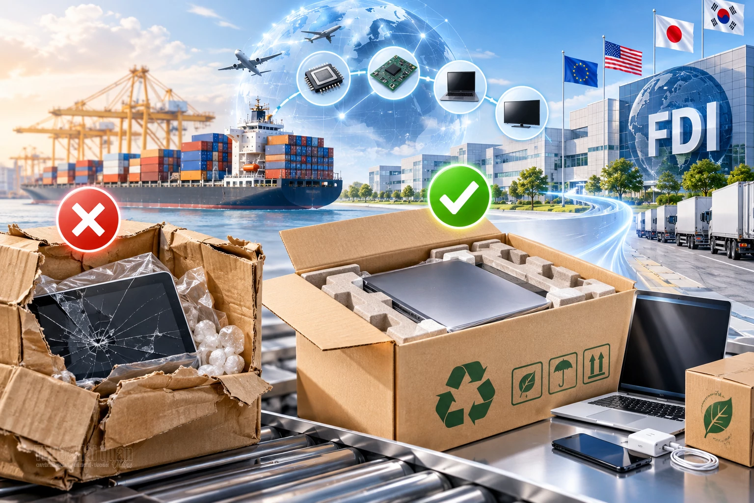 Bao bì đạt chuẩn sẽ tăng khả năng đáp ứng đơn hàng của các tập đoàn FDI